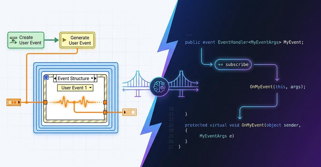 LabVIEW vs C#:用户事件机制深入对比